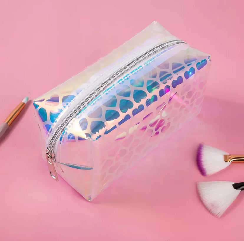 Diamond Heart Makeup Bag